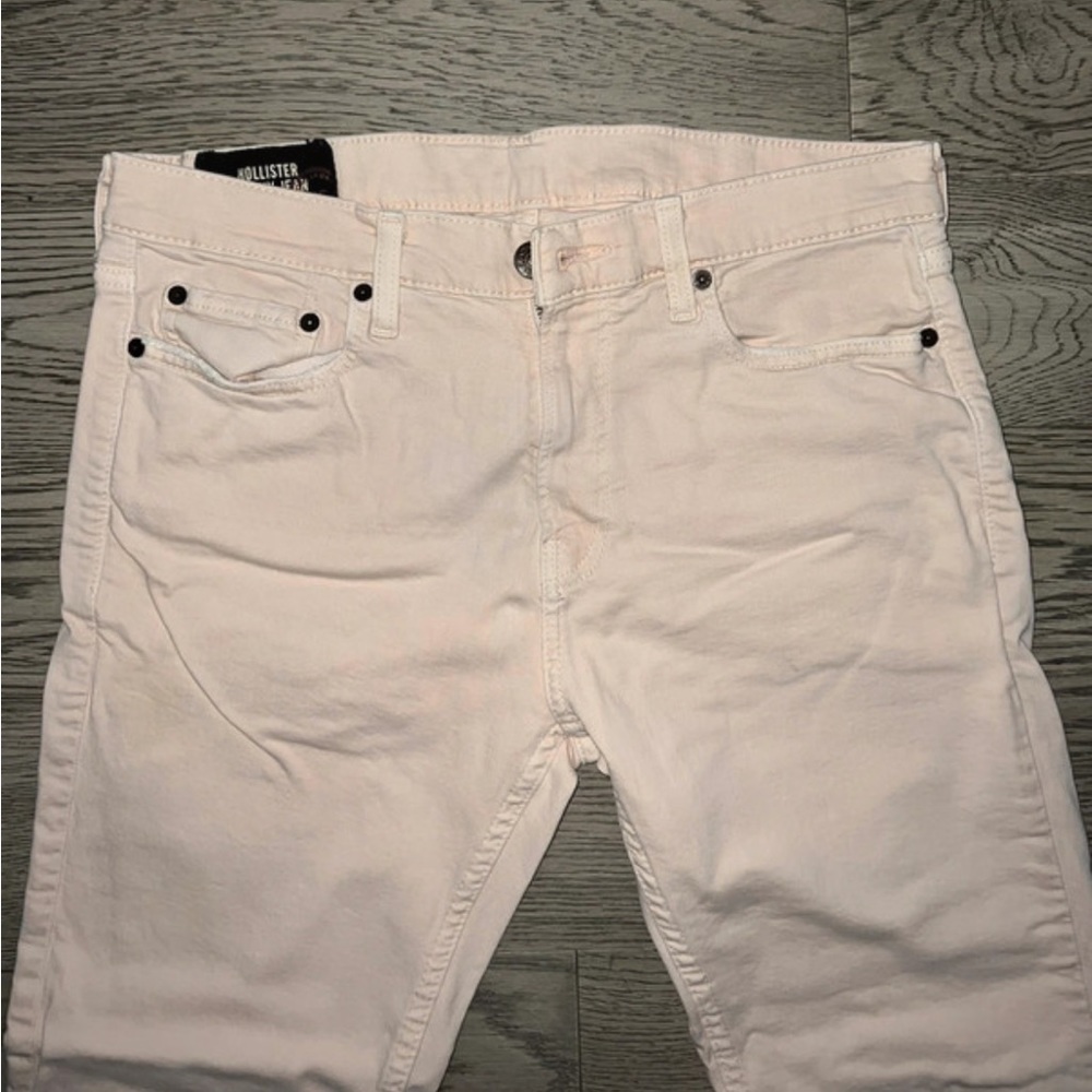 Mens Blush Skinny Jeans
